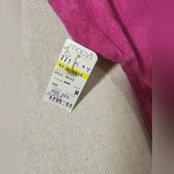 Morgan Taylor Vintage Leather Dress Medium Pink - Picture 4 of 8